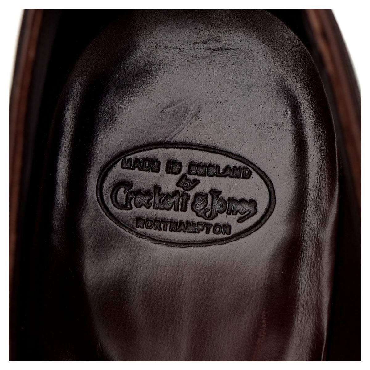 &#39;Barnes&#39; Dark Brown Leather Oxford UK 10.5 E