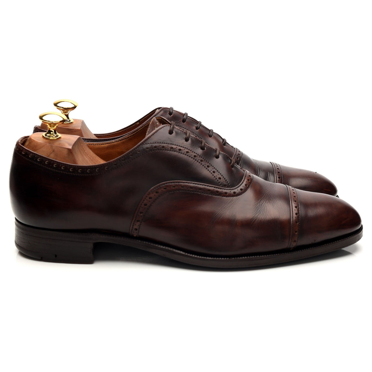 &#39;Legate&#39; Brown Leather Oxford Brogues UK 10 G
