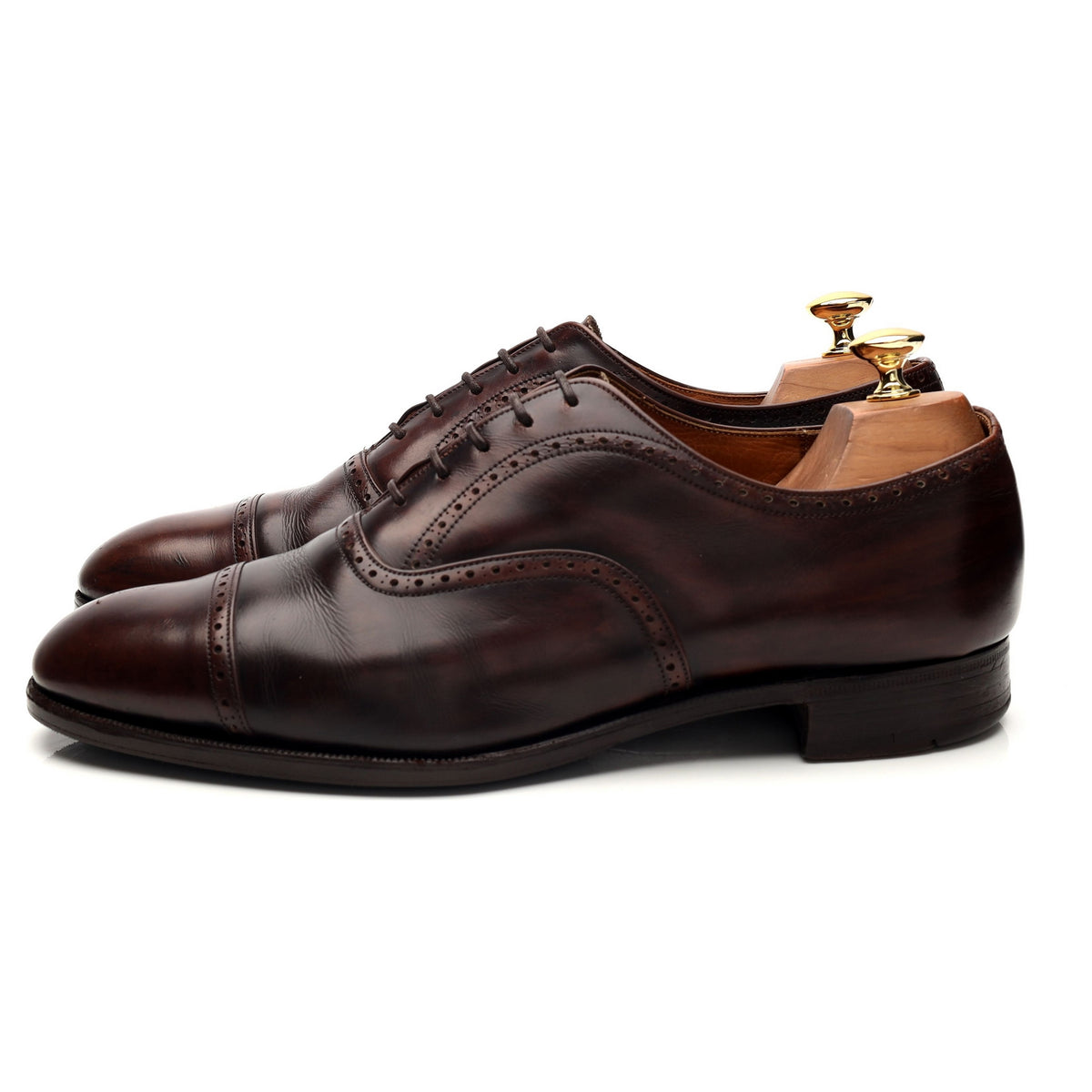 &#39;Legate&#39; Brown Leather Oxford Brogues UK 10 G