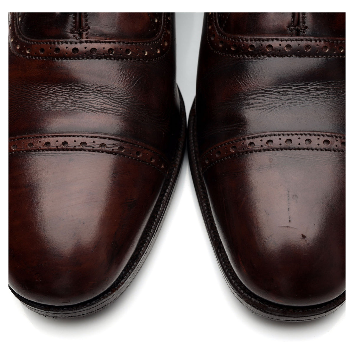 &#39;Legate&#39; Brown Leather Oxford Brogues UK 10 G