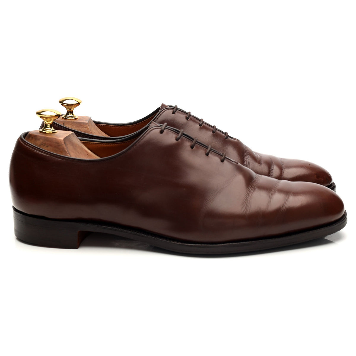 &#39;New Yorker&#39; Brown Leather Wholecut Oxford UK 10.5 F