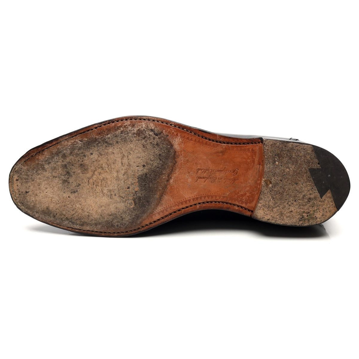 &#39;Harry&#39; Black Leather Tassel Loafers UK 8.5 F
