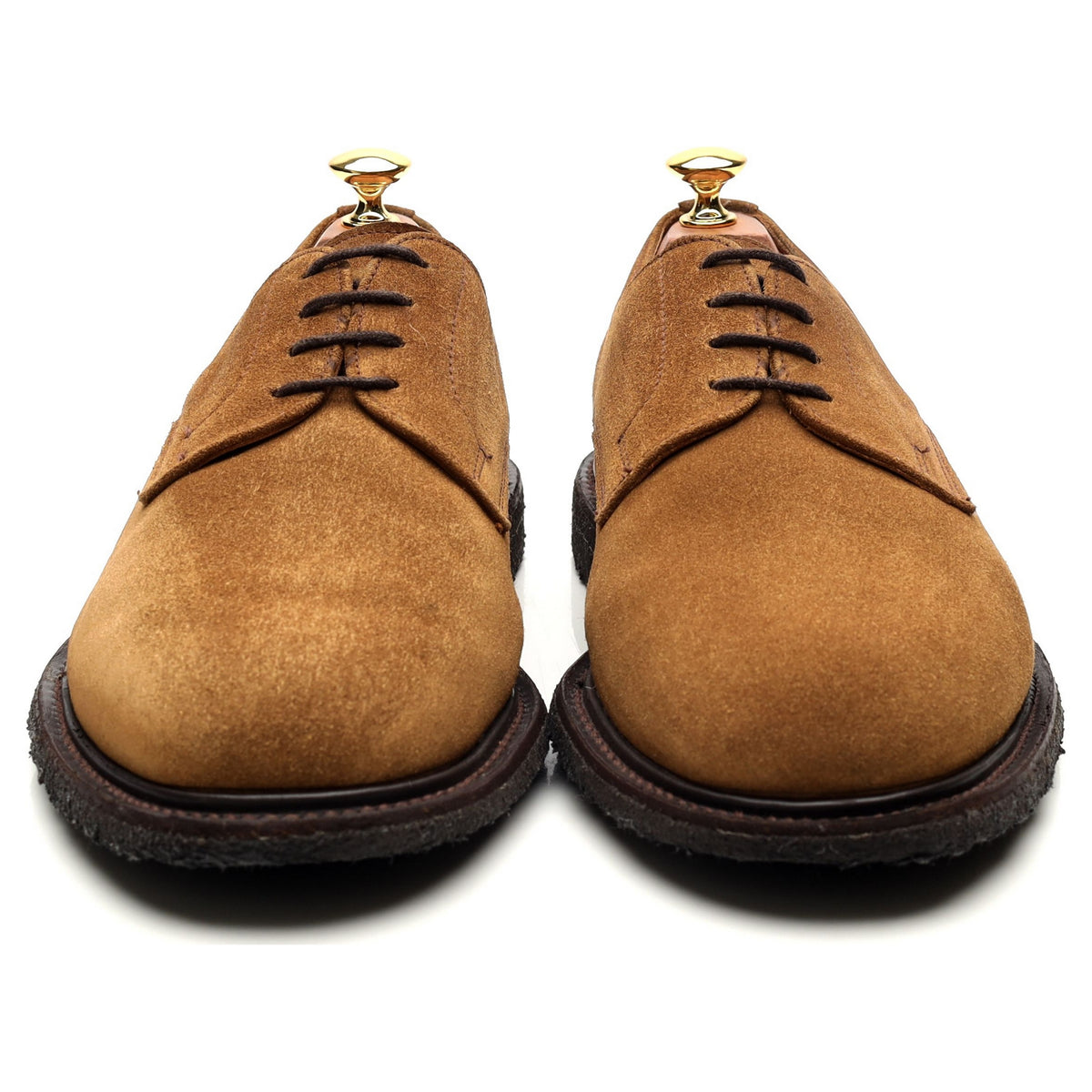 &#39;Archie&#39; Tan Brown Suede Derby UK 9.5