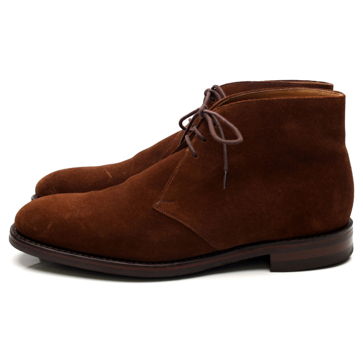 1880 &#39;Kempton&#39; Snuff Brown Suede Chukka Boots UK 8.5 F