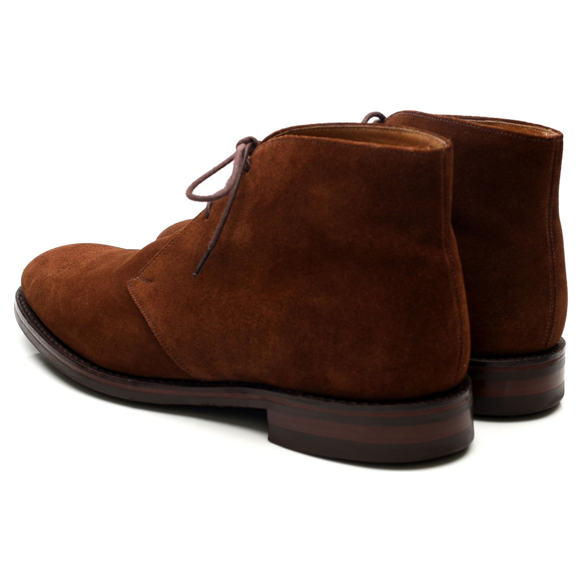 1880 &#39;Kempton&#39; Snuff Brown Suede Chukka Boots UK 8.5 F