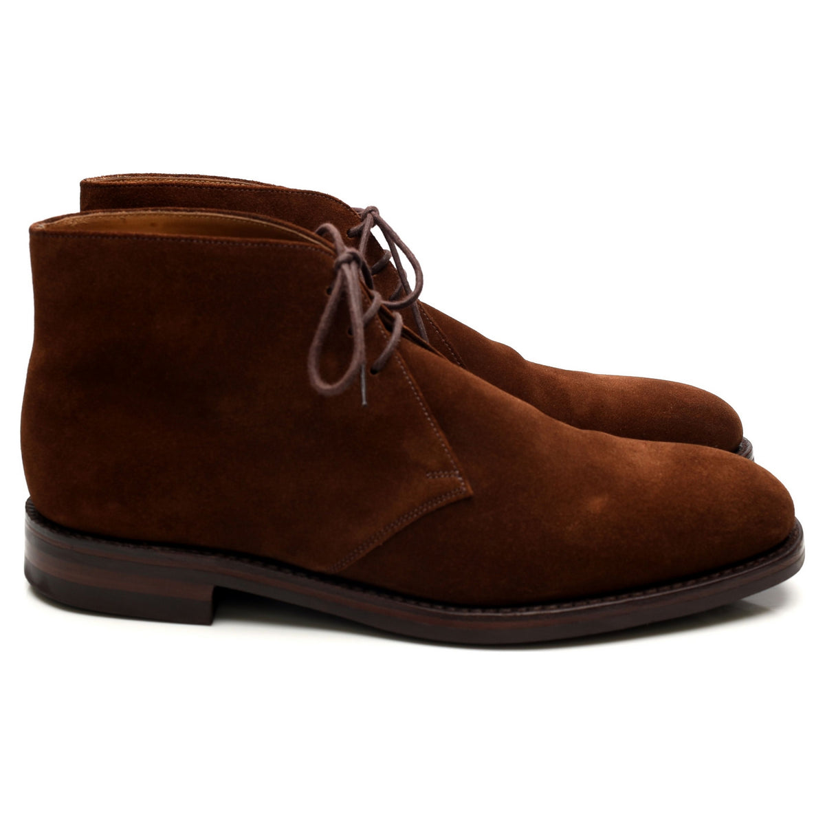 1880 &#39;Kempton&#39; Snuff Brown Suede Chukka Boots UK 8.5 F