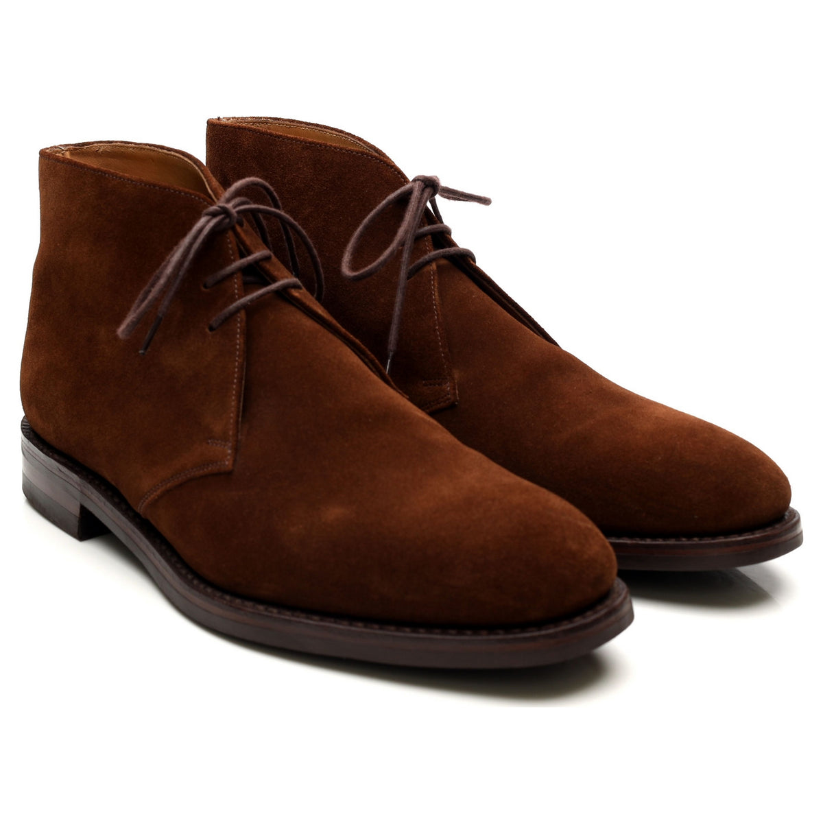 1880 &#39;Kempton&#39; Snuff Brown Suede Chukka Boots UK 8.5 F