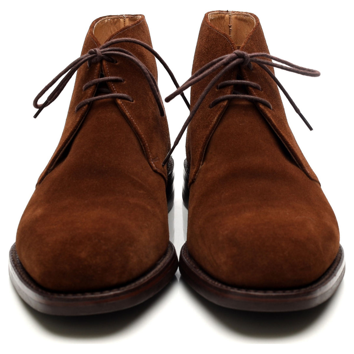 1880 &#39;Kempton&#39; Snuff Brown Suede Chukka Boots UK 8.5 F