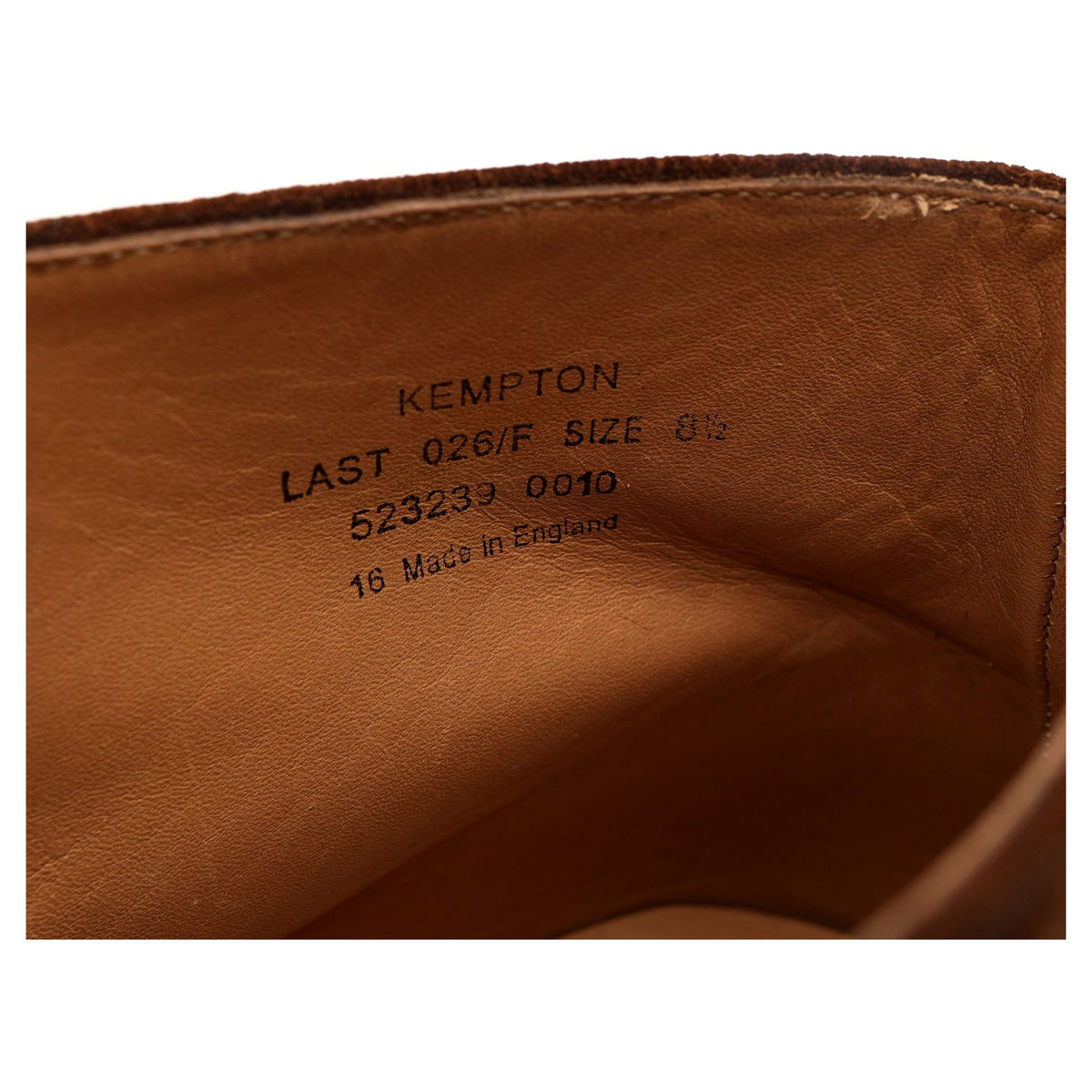 1880 &#39;Kempton&#39; Snuff Brown Suede Chukka Boots UK 8.5 F