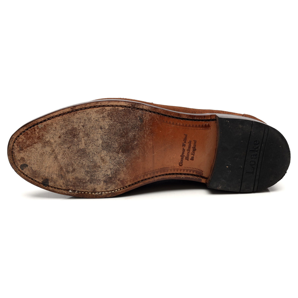 &#39;Eton&#39; Brown Suede Loafers UK 9 F
