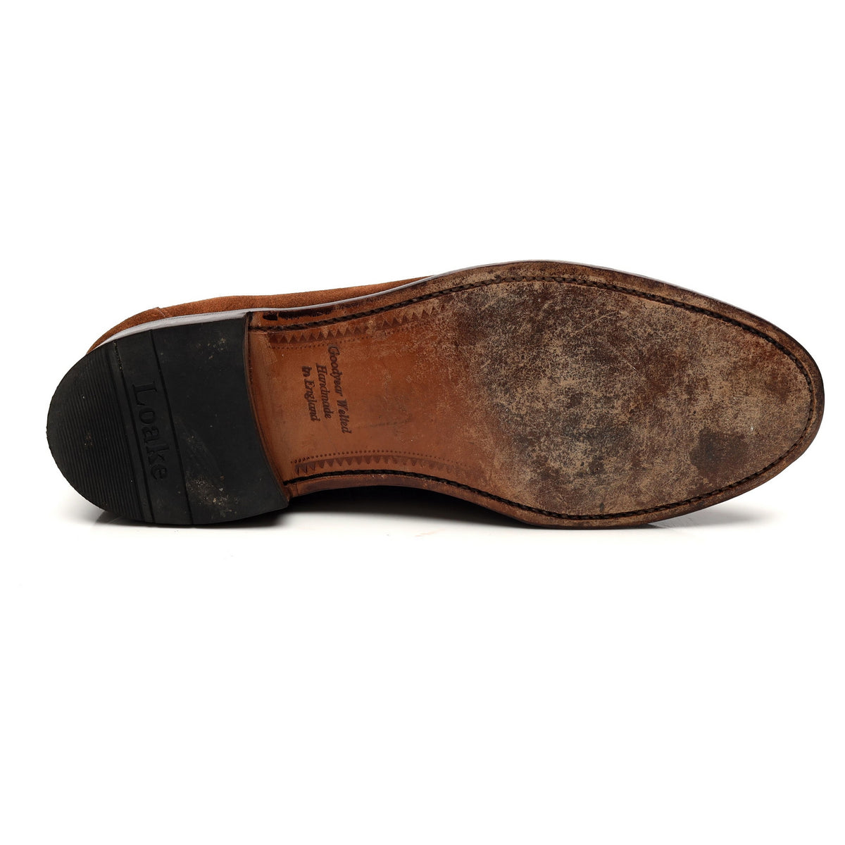 &#39;Eton&#39; Brown Suede Loafers UK 9 F