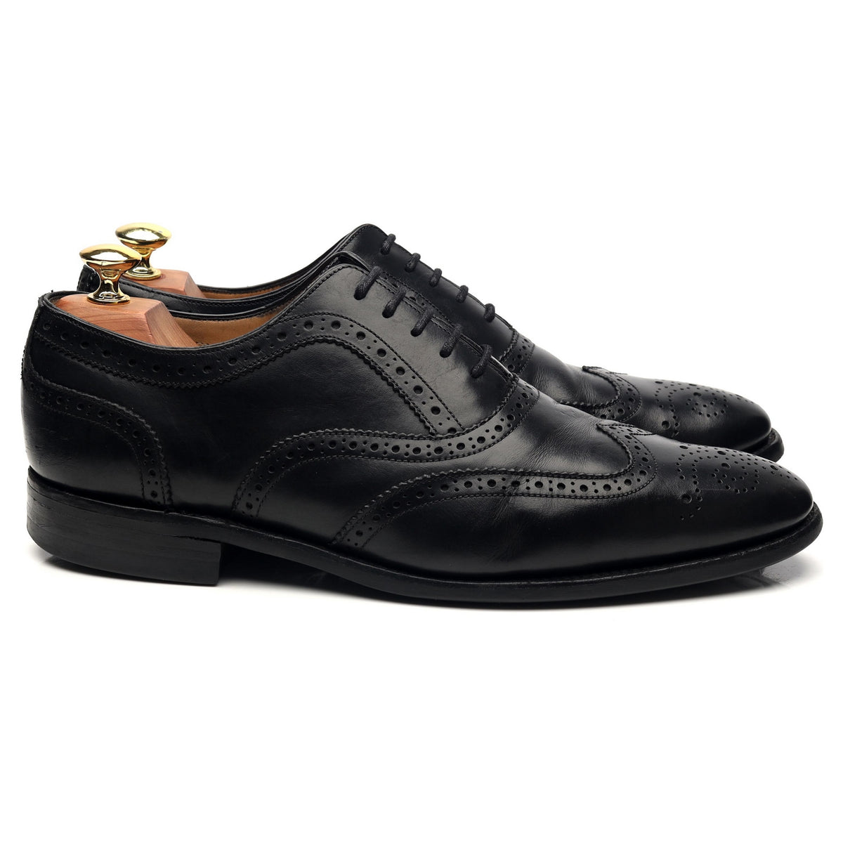 Kokos &#39;Carnaby&#39; Black Leather Oxford Brogues UK 8.5 F