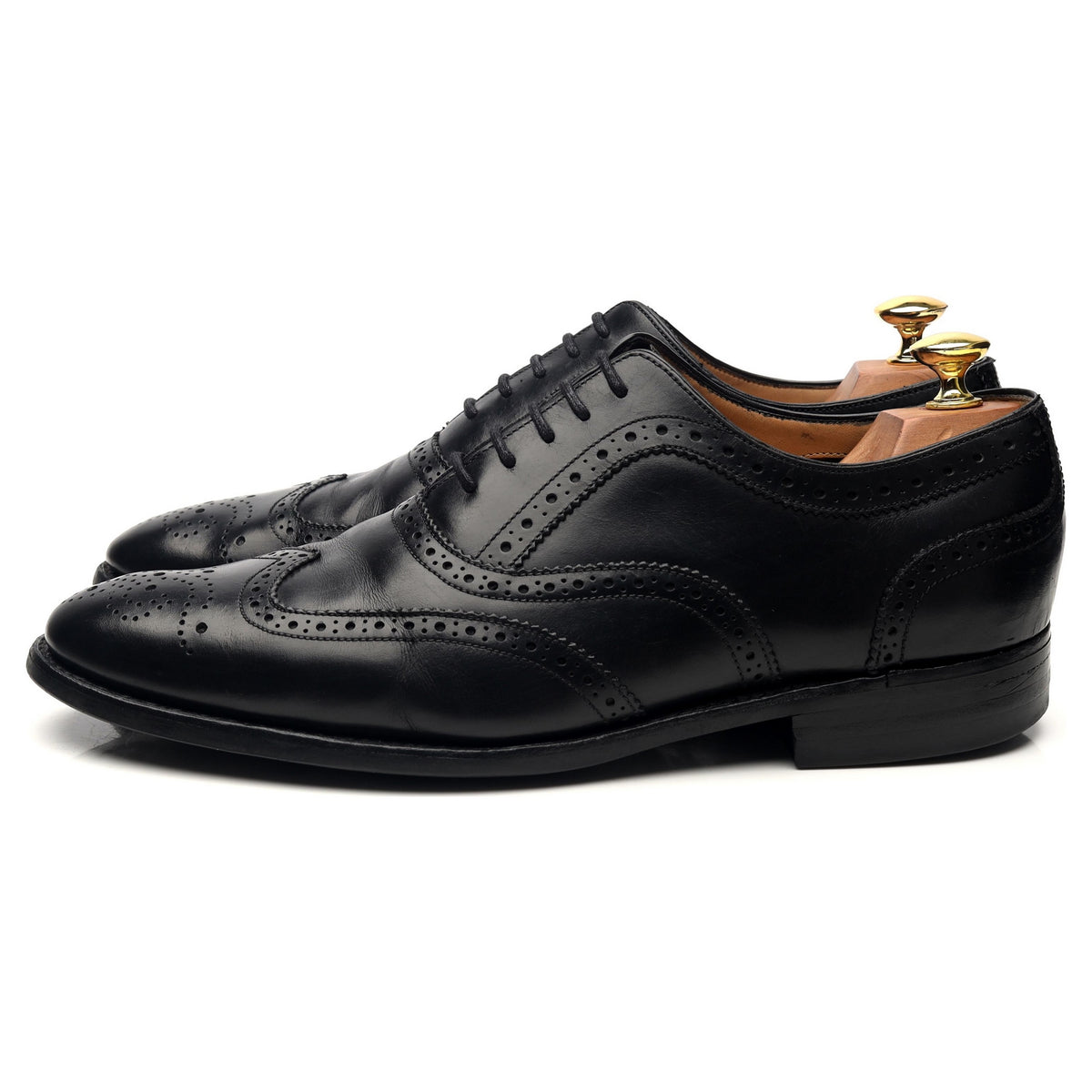 Kokos &#39;Carnaby&#39; Black Leather Oxford Brogues UK 8.5 F