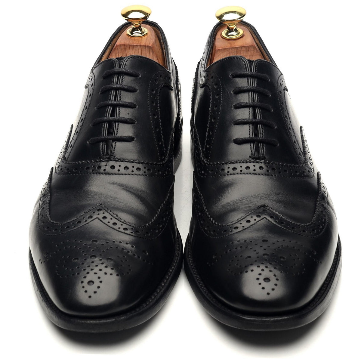 Kokos &#39;Carnaby&#39; Black Leather Oxford Brogues UK 8.5 F