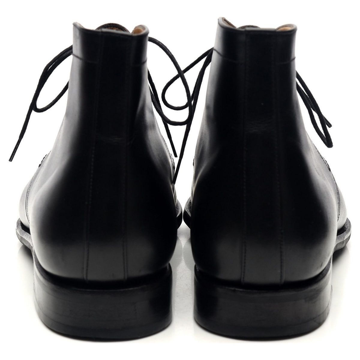 &#39;133 Artista&#39; Black Leather Chukka Boots UK 10 G