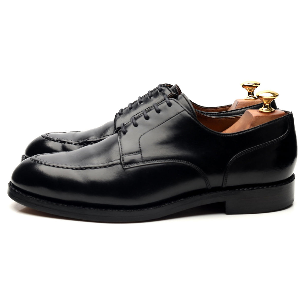 &#39;Onslow&#39; Black Cordovan Leather Derby UK 9 E