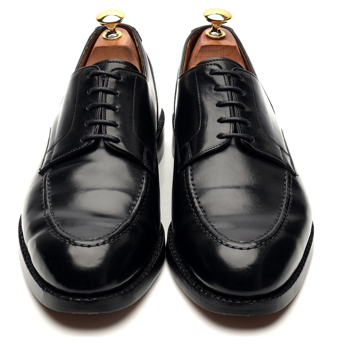 &#39;Onslow&#39; Black Cordovan Leather Derby UK 9 E