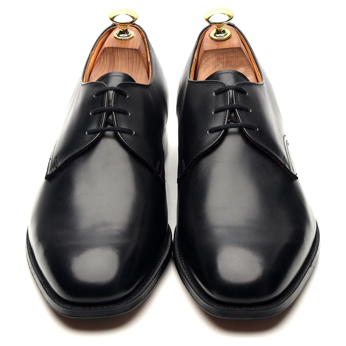 Black Leather Derby UK 8.5 H