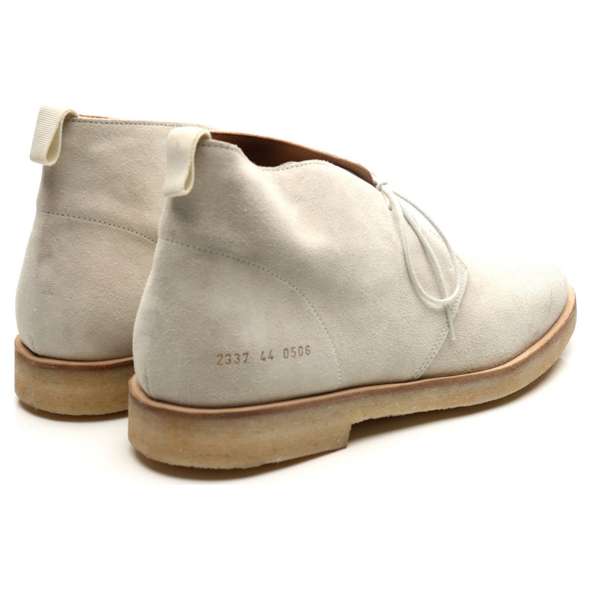 White Suede Chukka Boots UK 10 EU 44