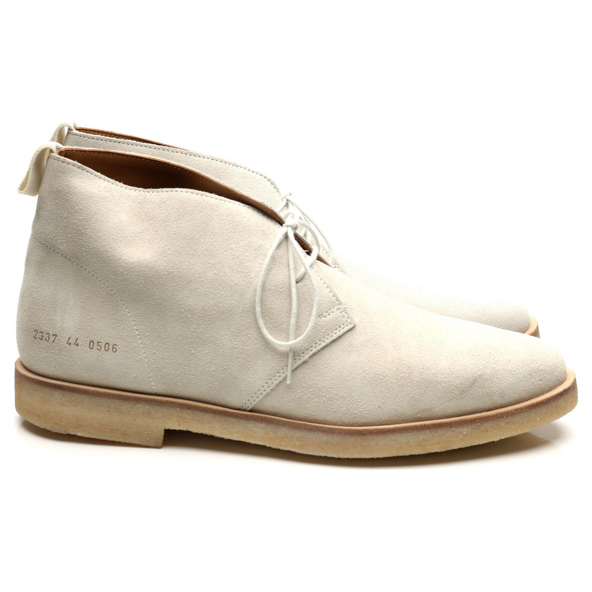 White Suede Chukka Boots UK 10 EU 44