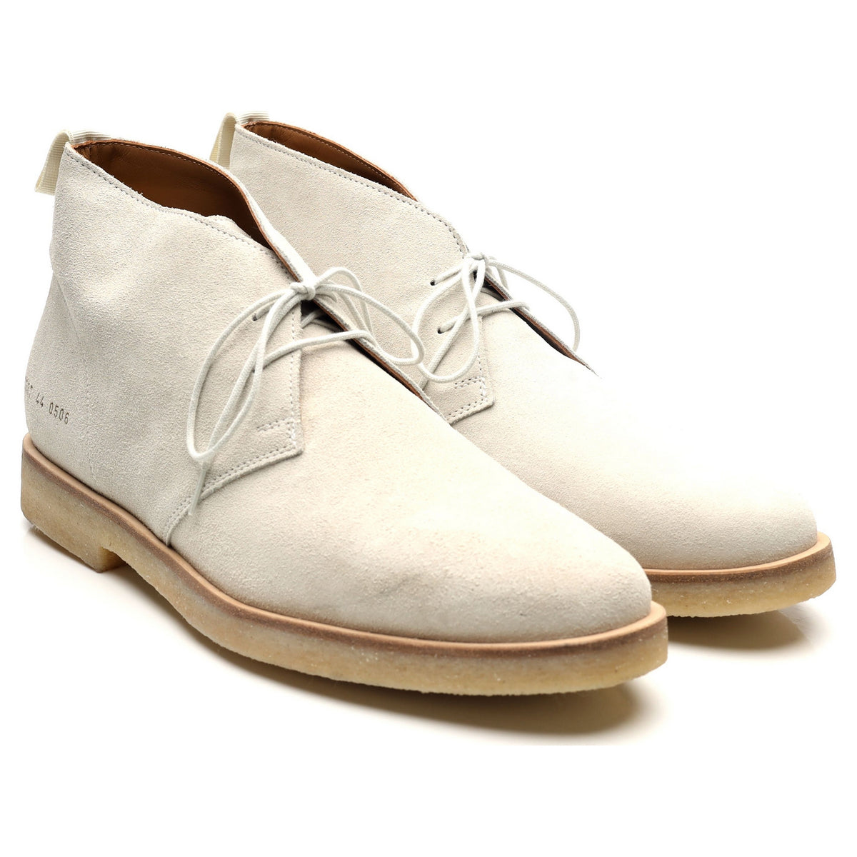 White Suede Chukka Boots UK 10 EU 44