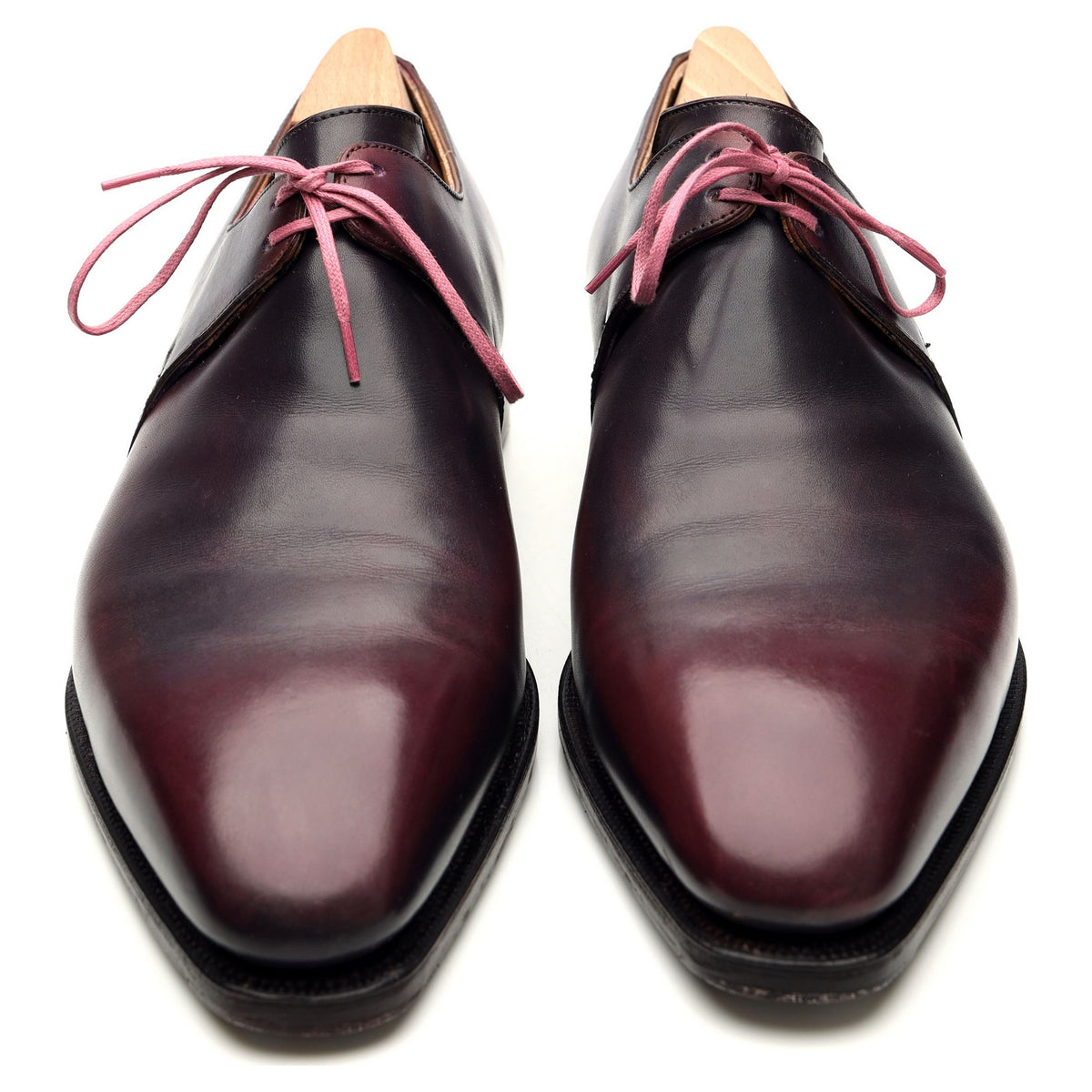 &#39;Arca&#39; Pink Patina Leather Derby UK 7.5