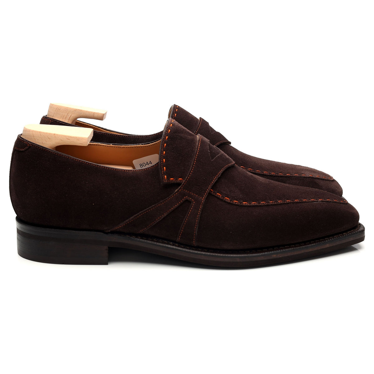 &#39;Rascaille&#39; Dark Brown Suede Loafers UK 7.5 E