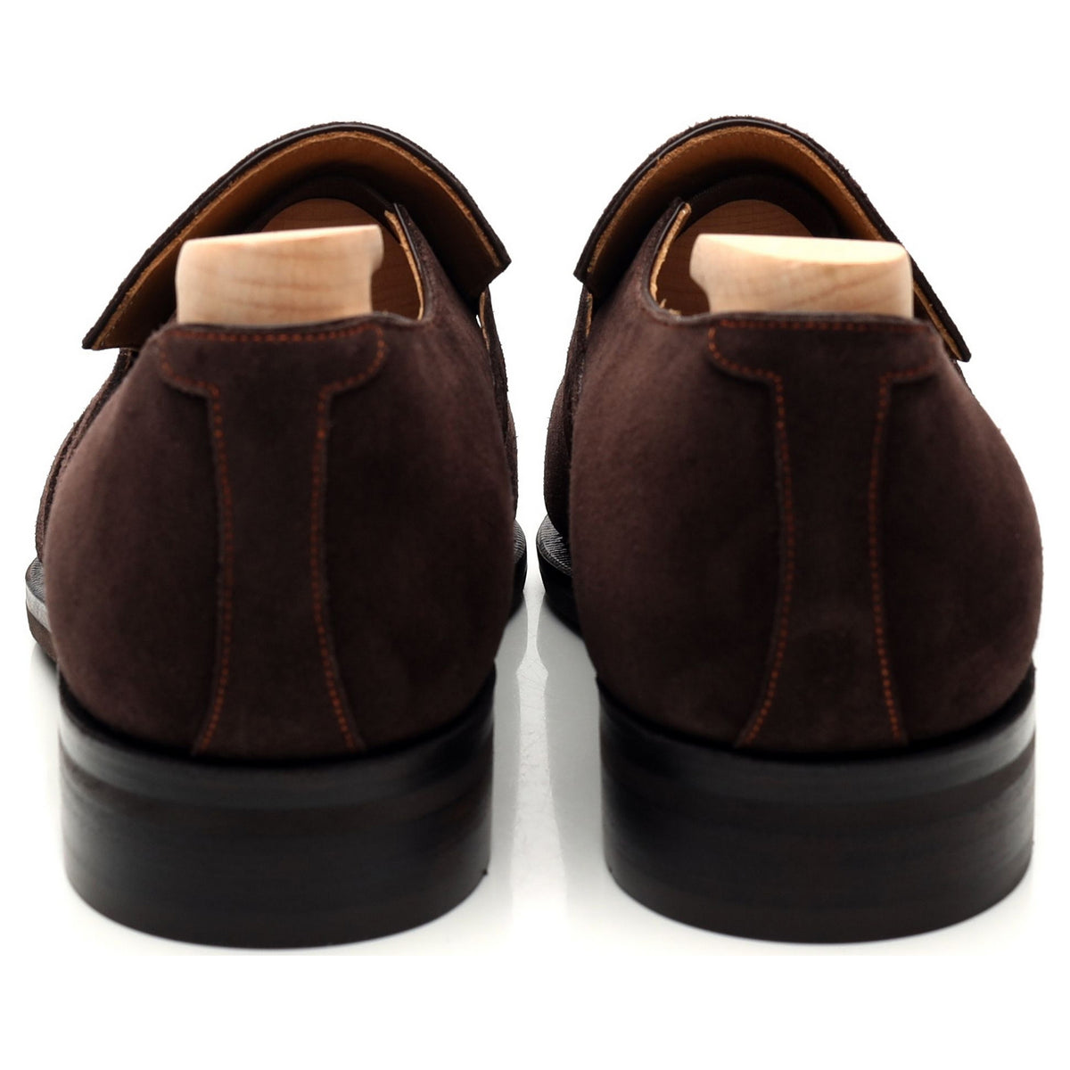 &#39;Rascaille&#39; Dark Brown Suede Loafers UK 7.5 E