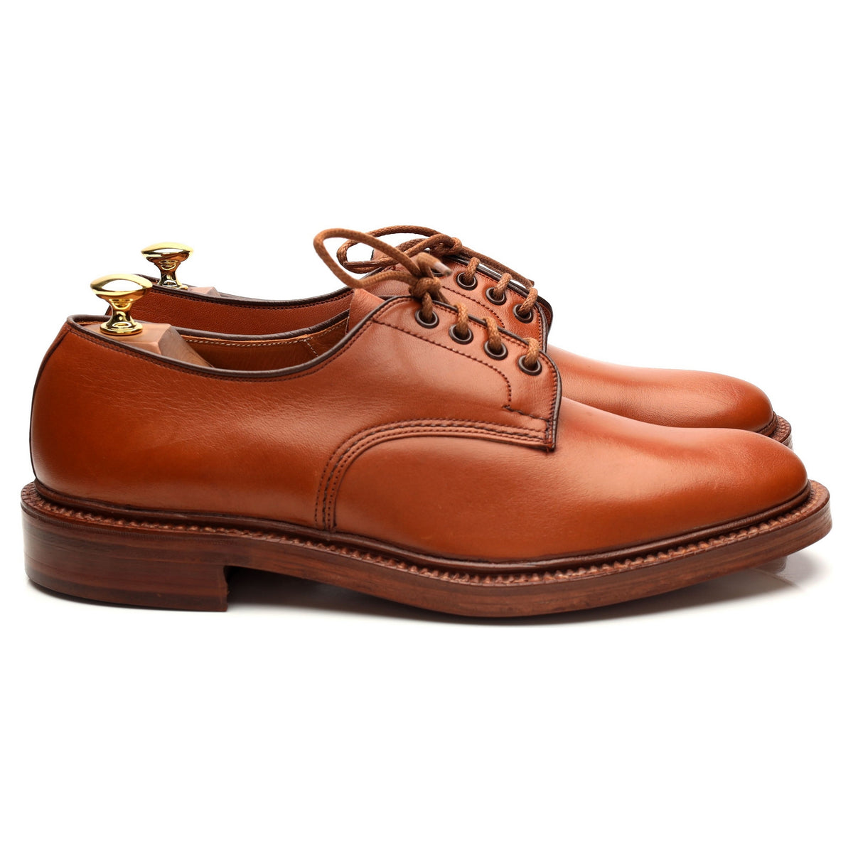 Tan Brown Leather Derby UK 9.5