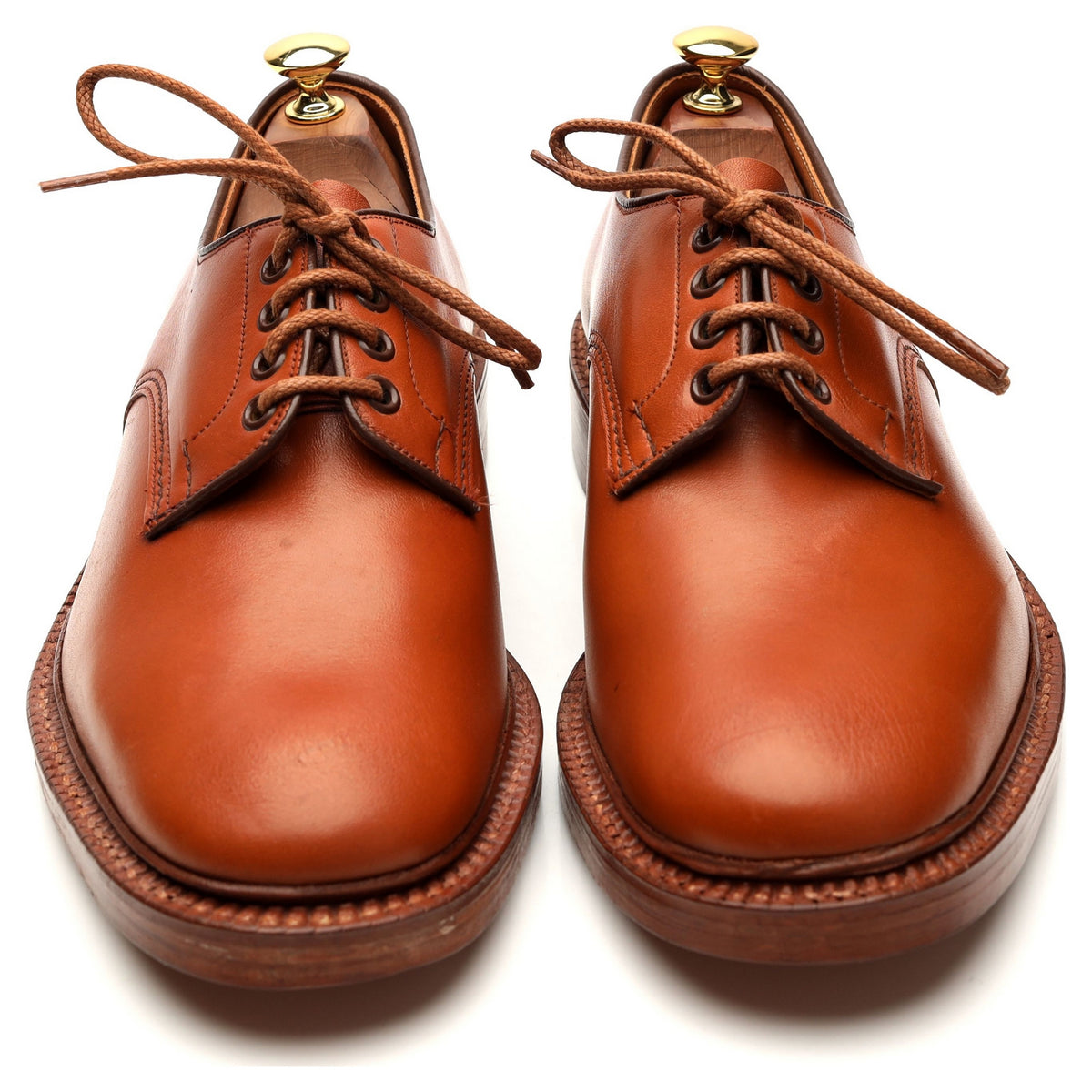 Tan Brown Leather Derby UK 9.5