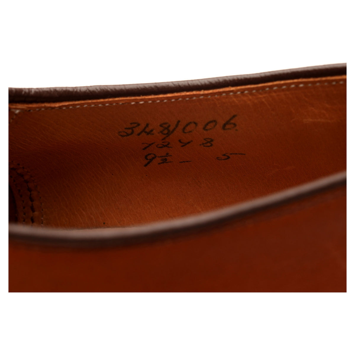 Tan Brown Leather Derby UK 9.5