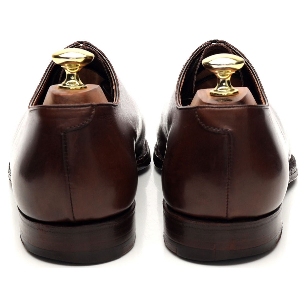 &#39;Weymouth&#39; Brown Leather Wholecut Oxford UK 7 E