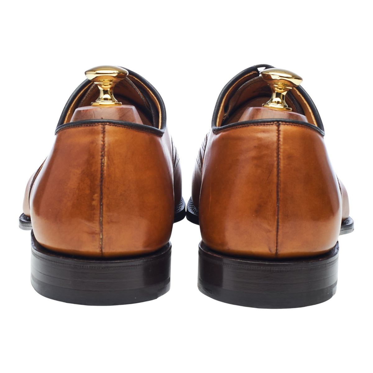 'Chatsworth' Tan Brown Leather Oxford Brogues UK 10 G