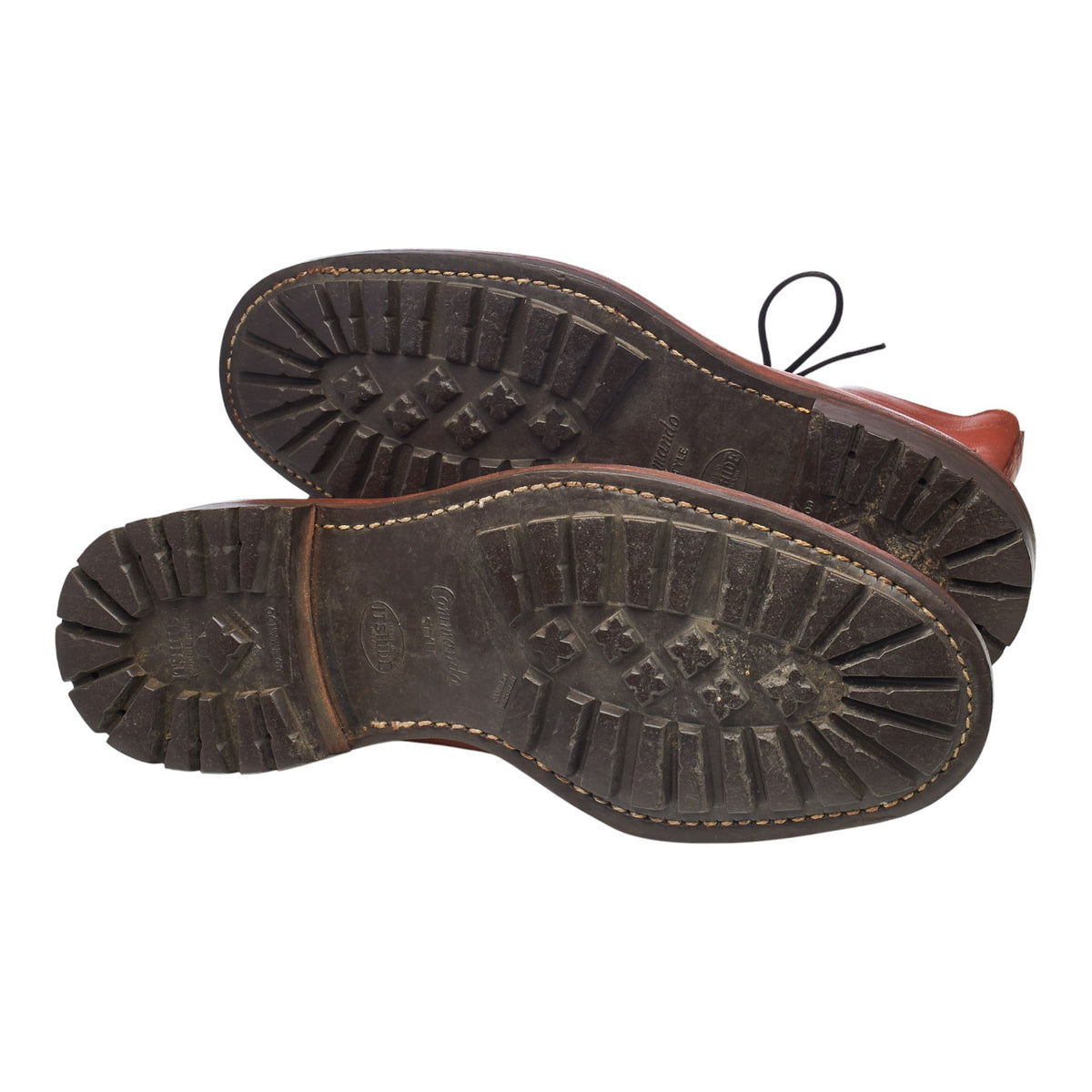 Tan Brown Leather Boots UK 10