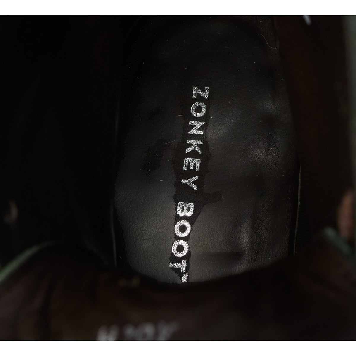 '231 Macro' Green Shrunken Bull Leather Wholecut Boots UK 10.5