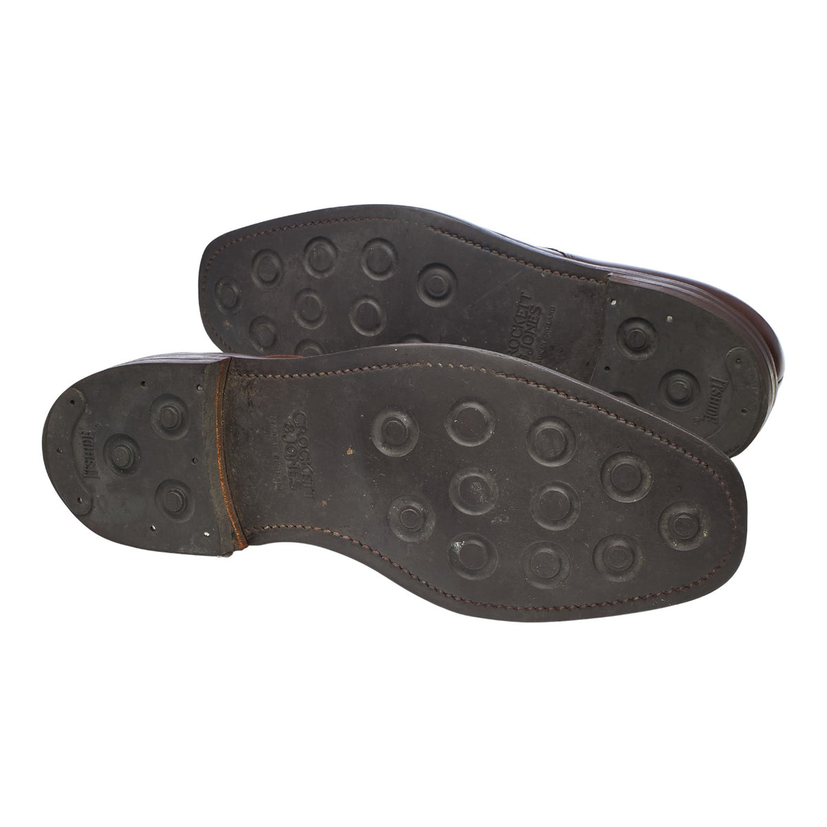 'Falmouth' Brown Leather Split Toe Derby UK 10 E