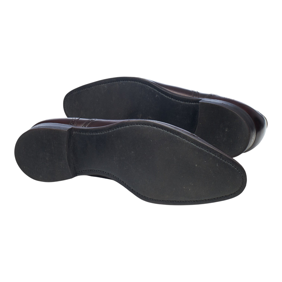 'St. Ives' Burgundy Patina Leather Oxford Brogues UK 8.5 E