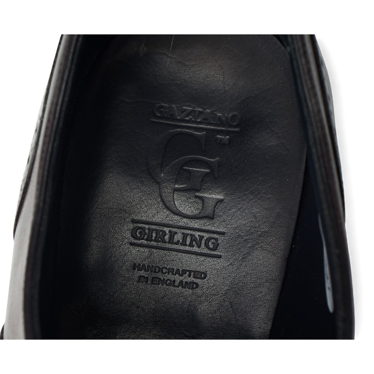 'St. Ives' Burgundy Patina Leather Oxford Brogues UK 8.5 E