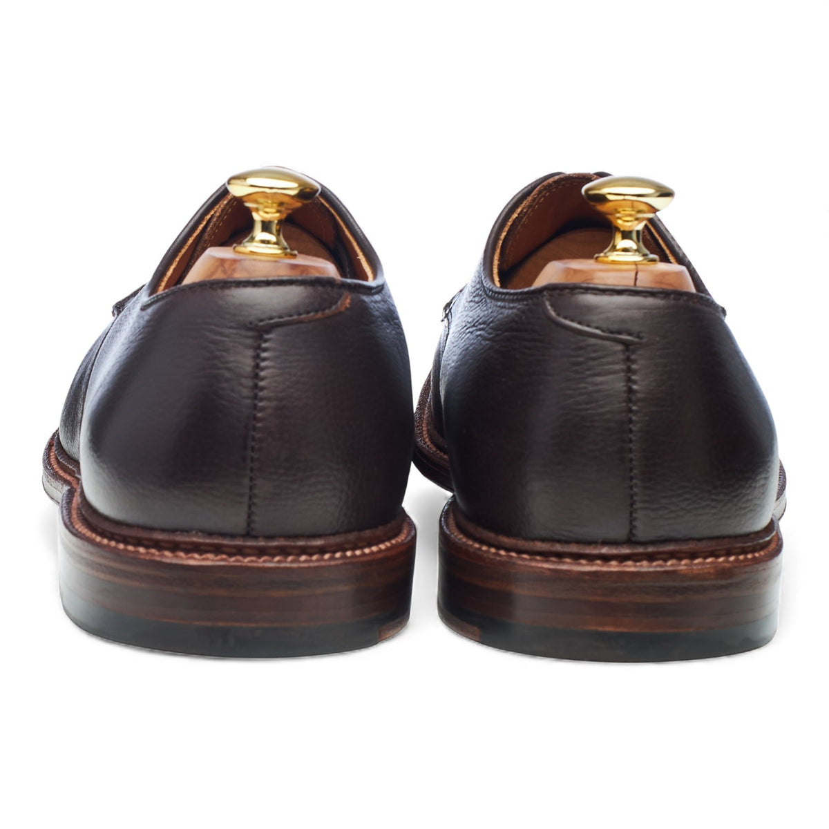 'D7405' Dark Brown Grain Leather Derby UK 11.5 US 12 D