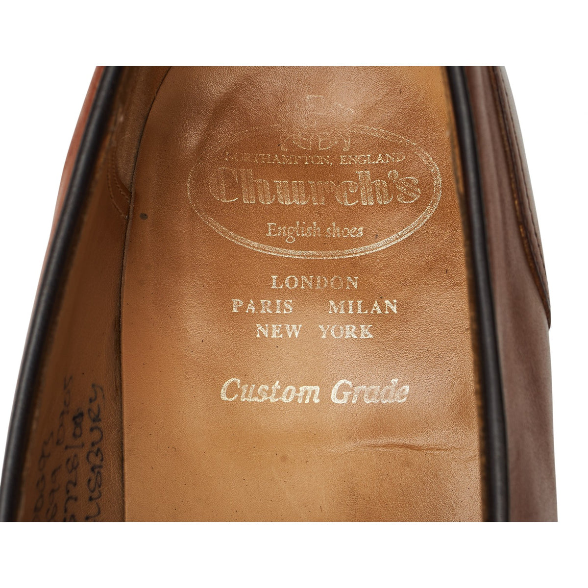 'Salisbury' Tan Brown Leather Loafers UK 10 G