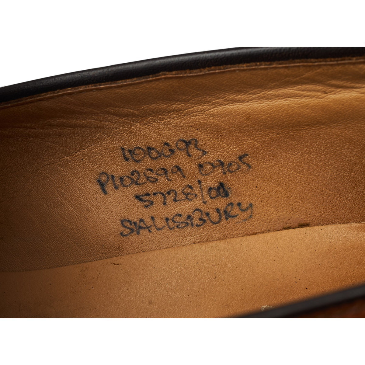 'Salisbury' Tan Brown Leather Loafers UK 10 G