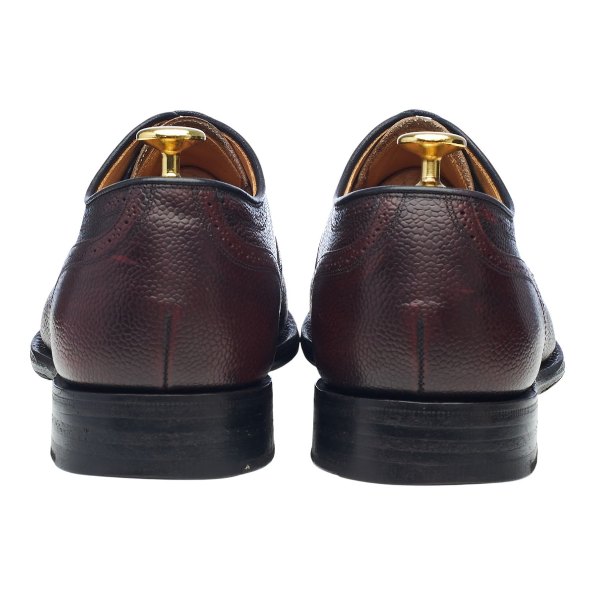 'Burstock' Burgundy Grain Leather Oxford Brogues UK 8.5 F