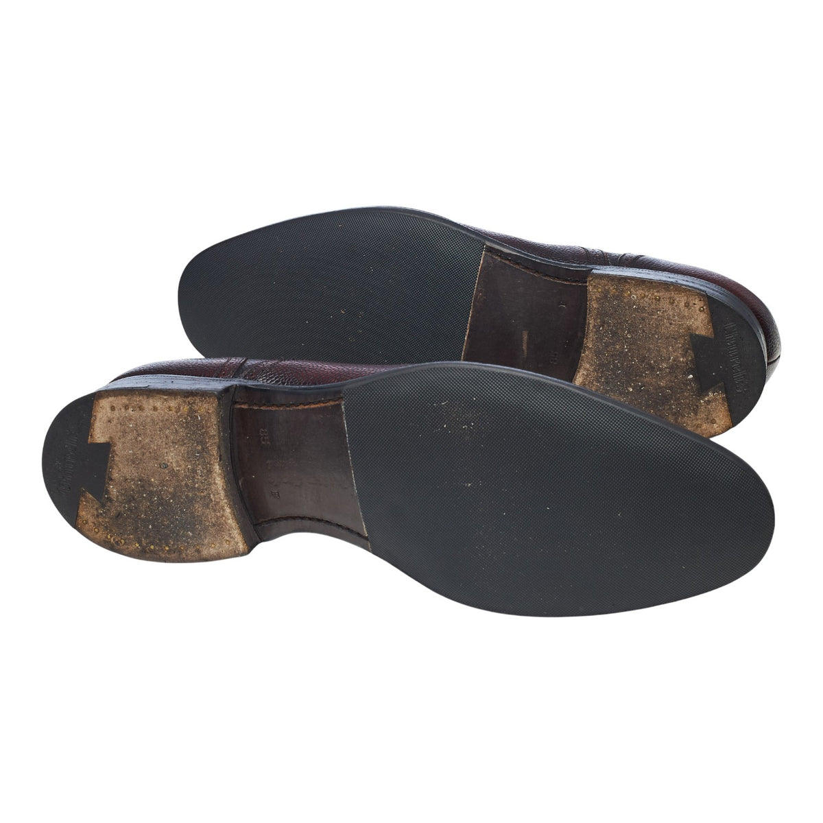 'Burstock' Burgundy Grain Leather Oxford Brogues UK 8.5 F