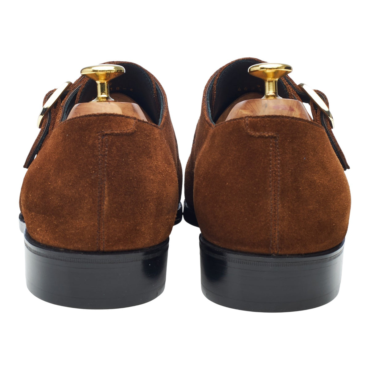 Snuff Brown Suede Monk Strap UK 9 E