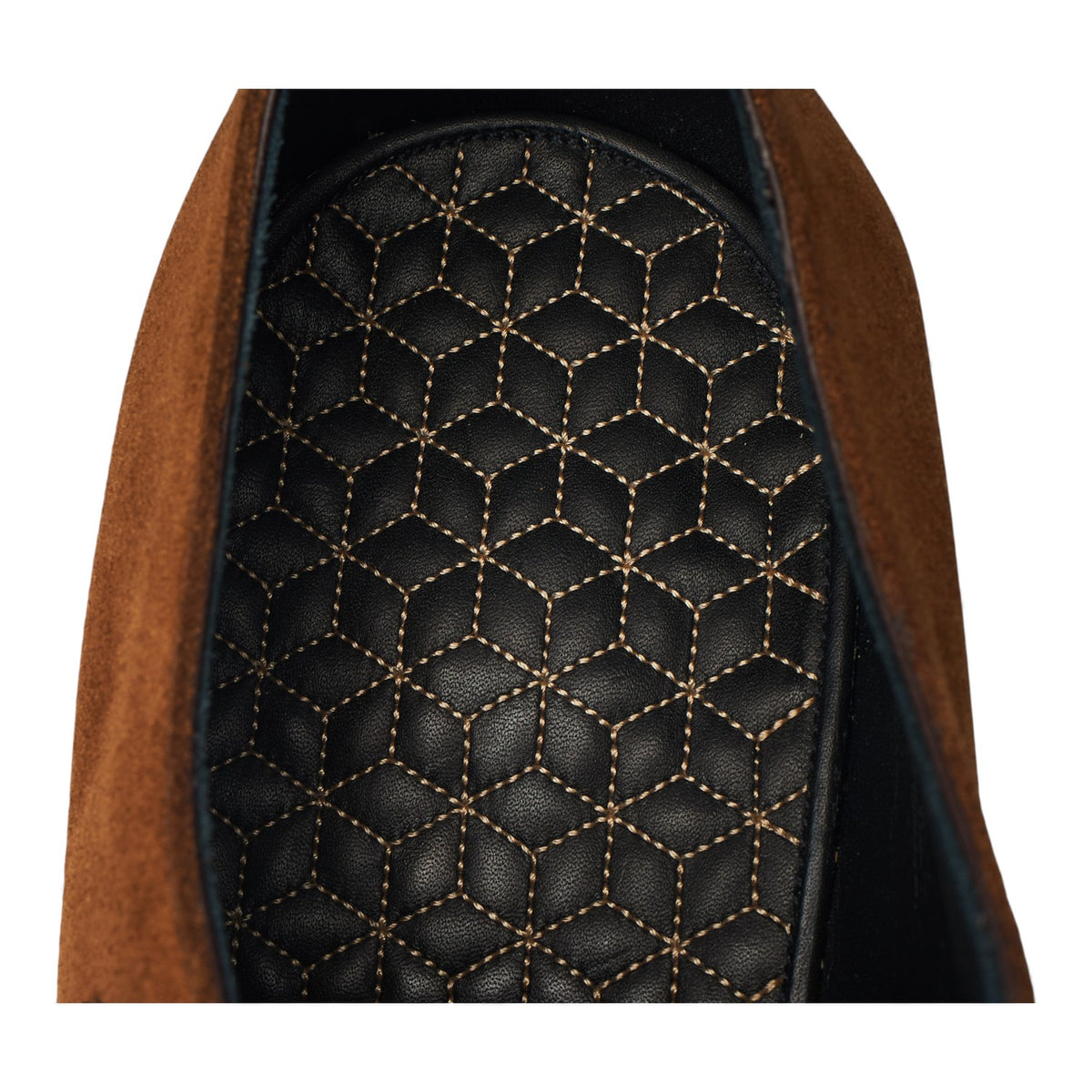 Snuff Brown Suede Monk Strap UK 9 E