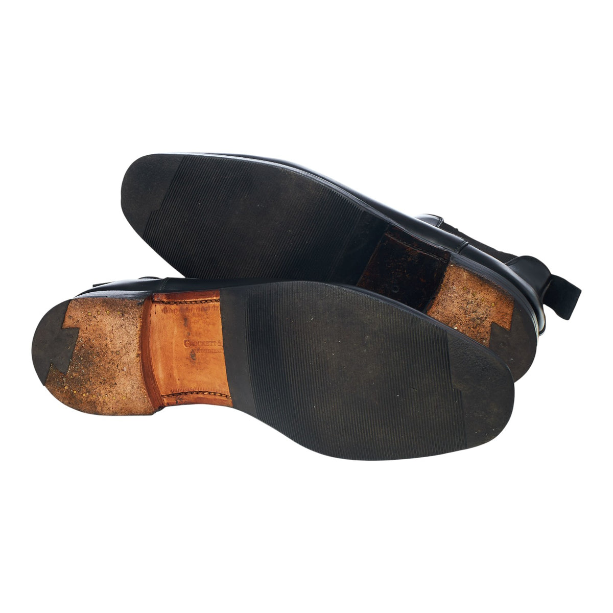 'Chelsea 3' Black Leather Chelsea Boots UK 6 E