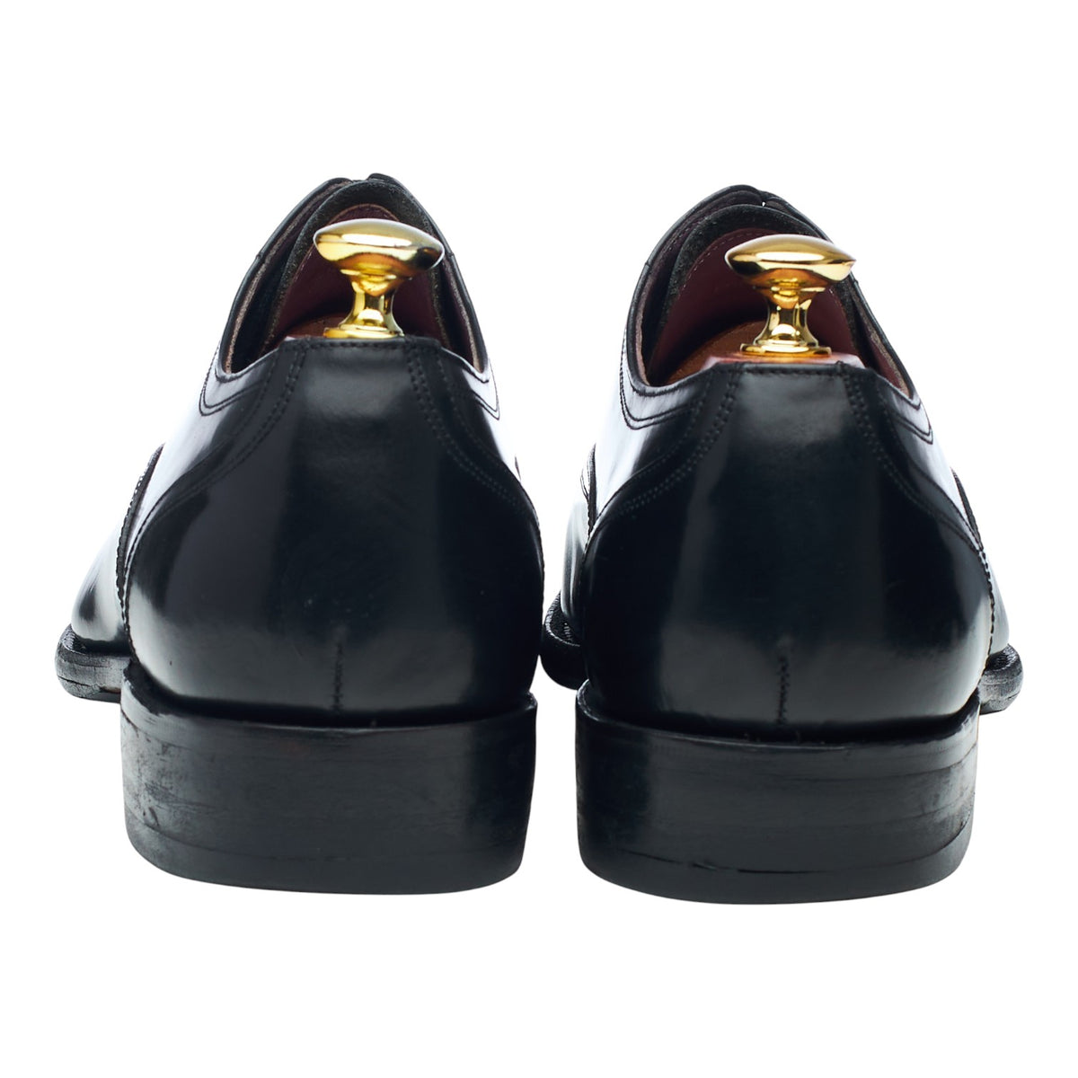 Black Leather Oxford UK 8 FX