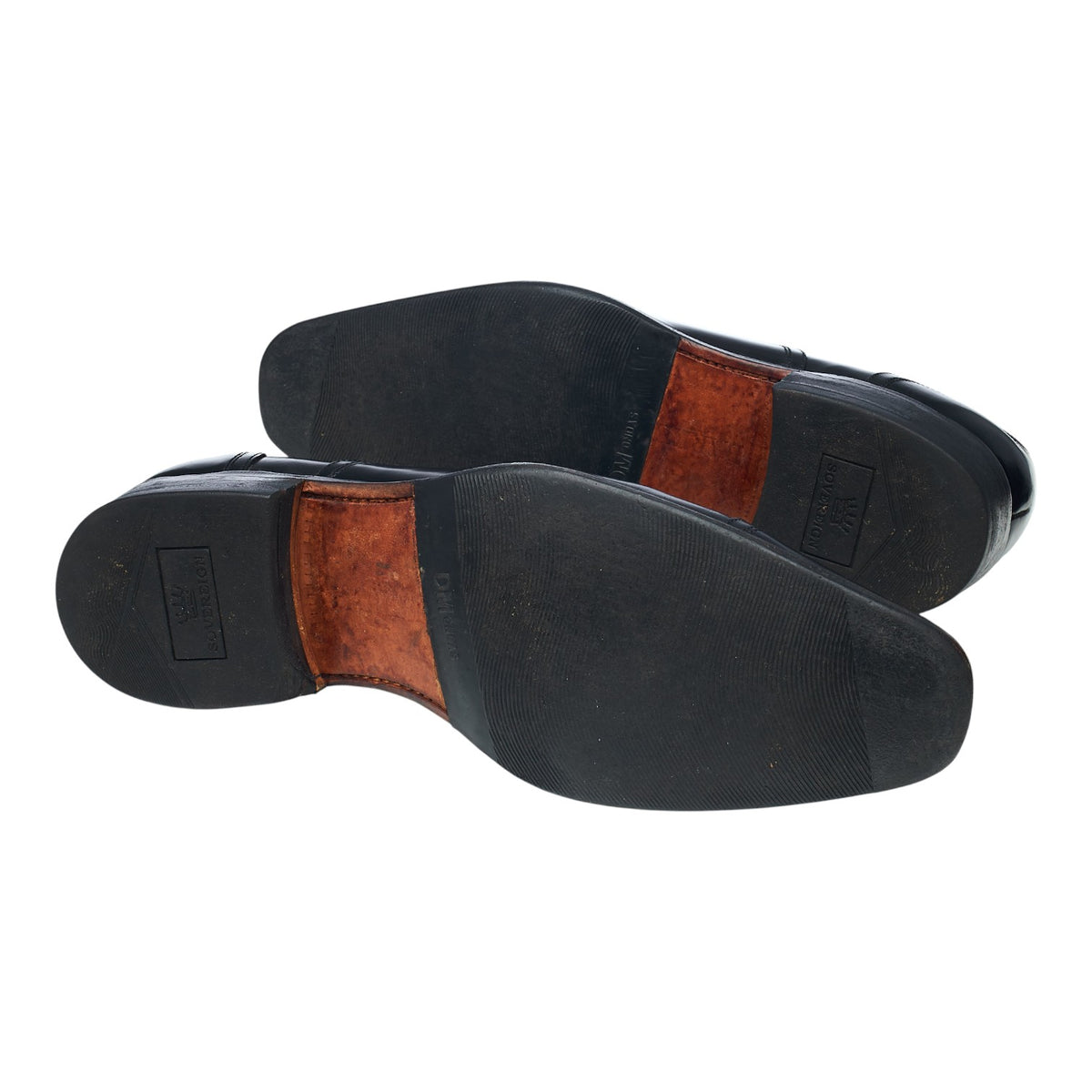 Black Leather Oxford UK 8 FX