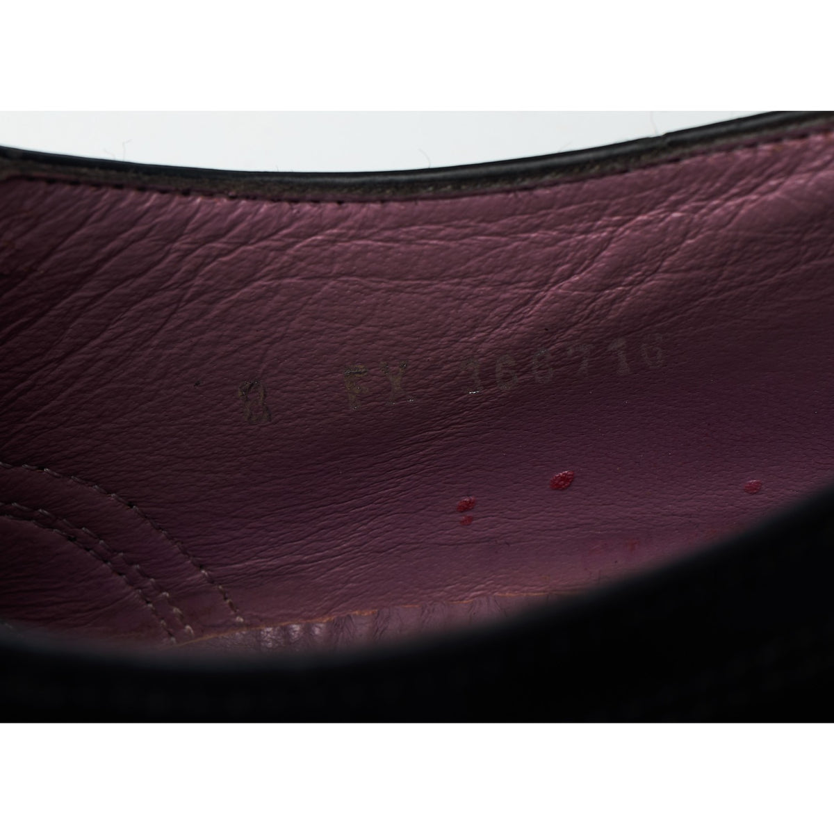 Black Leather Oxford UK 8 FX