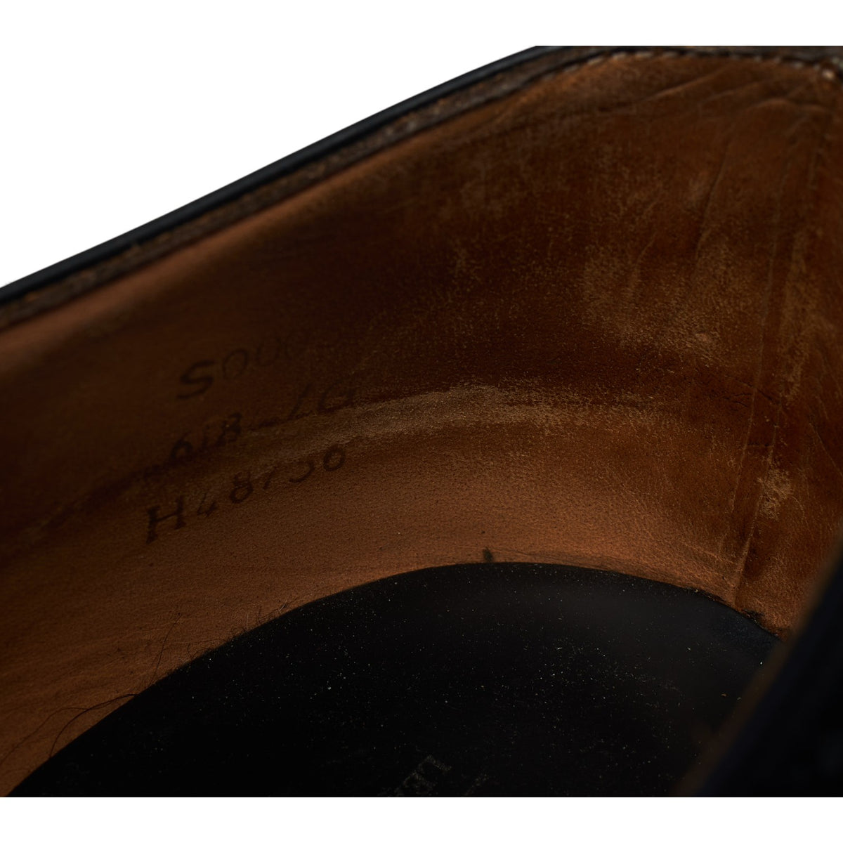 Black Leather Oxford Brogues UK 8.5 G